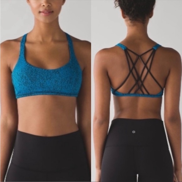 lululemon athletica Other - Lululemon Free To Be Zen Bra Power Luxtreme Spray Jacquard Shocking blue…